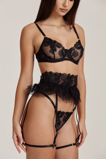 Monica Embroidered Lingerie Set - 图片 3