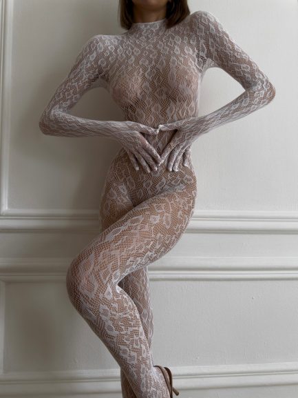 Venus Lace Bodysuit - 图片 11
